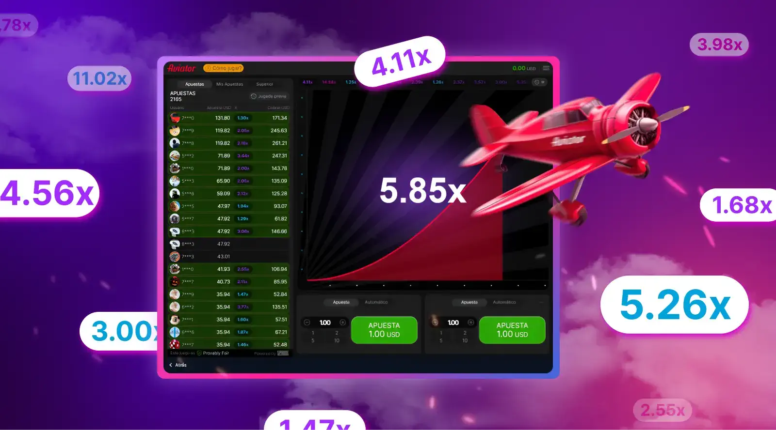 1win crash game
