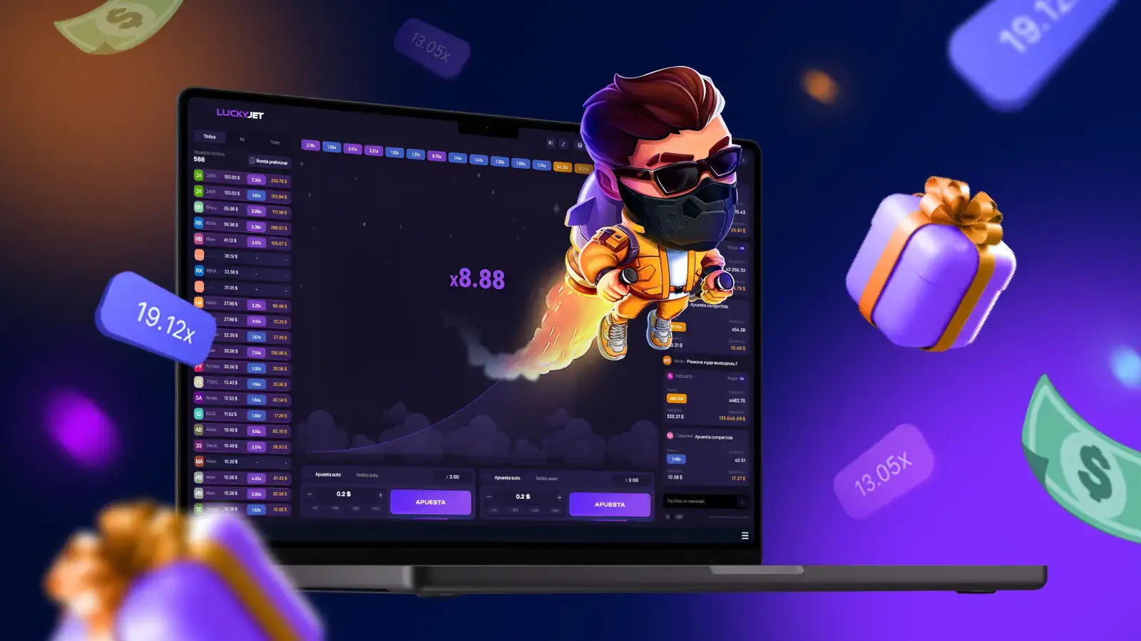 1win lucky jet game