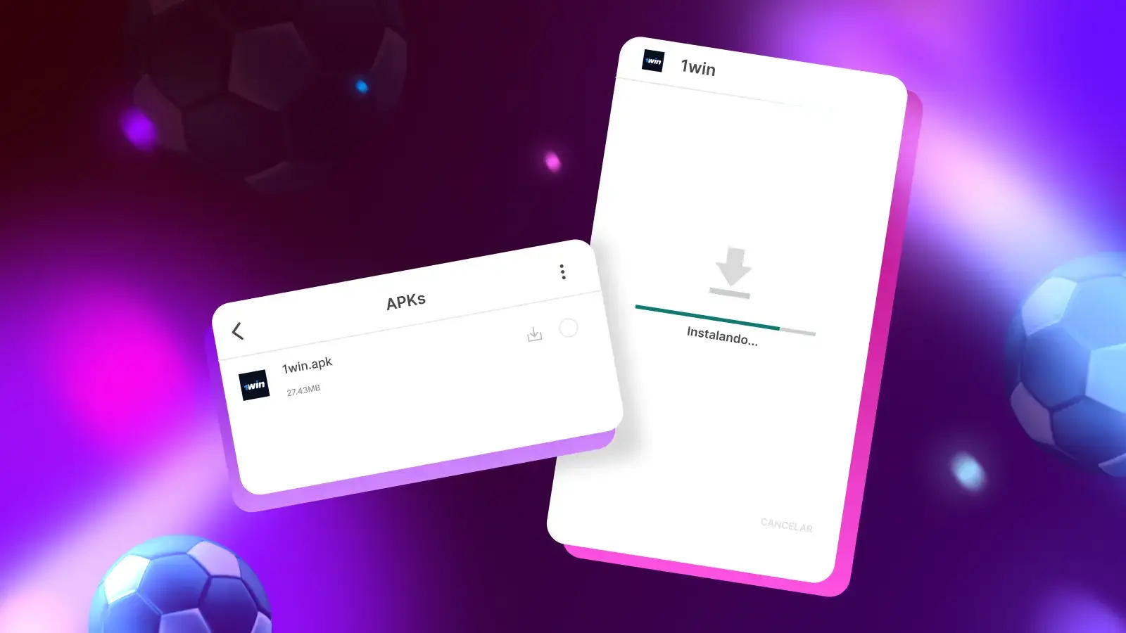 Aplicación 1win Casino para Android
