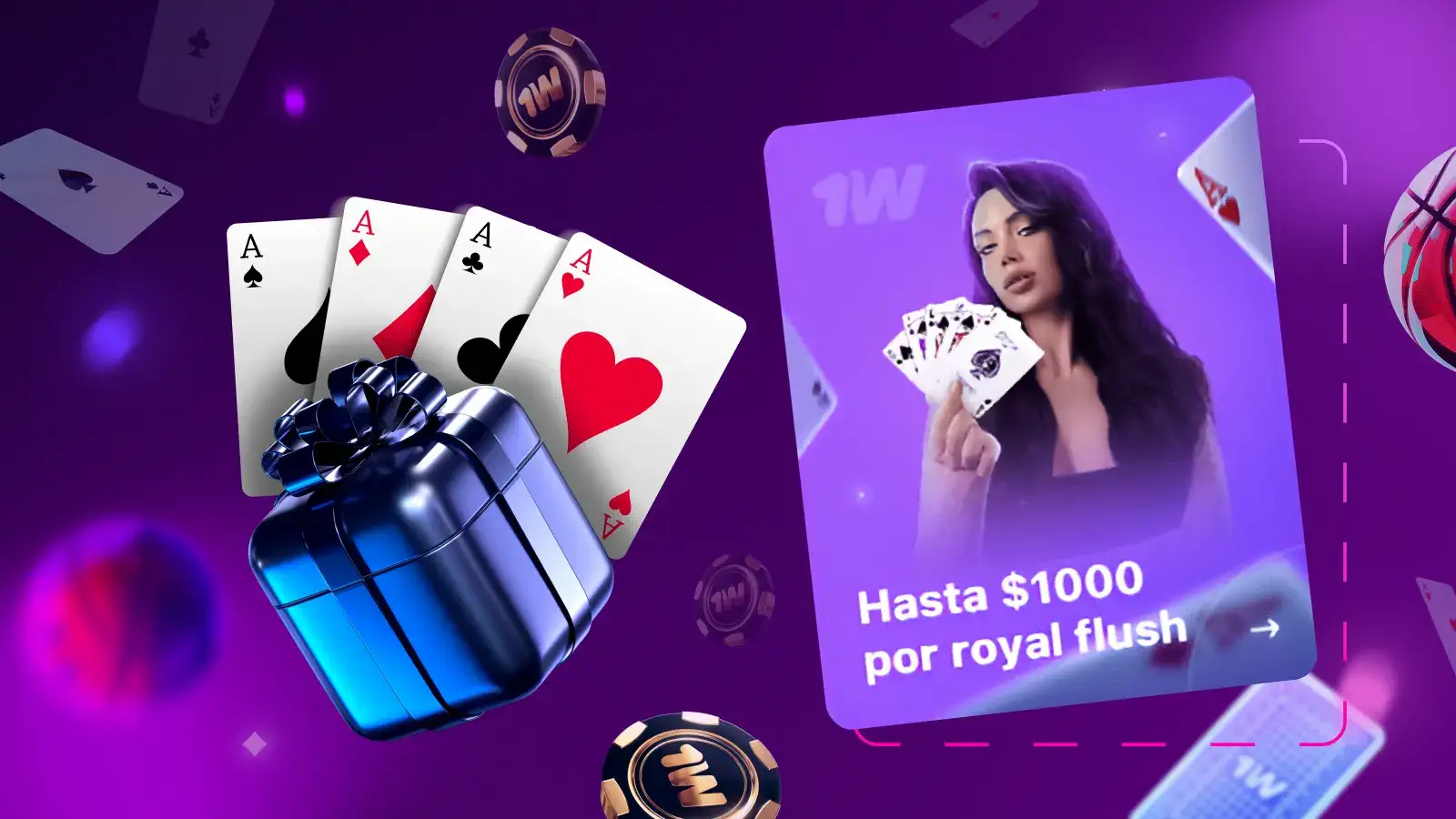 Royal Flush Bono 1win